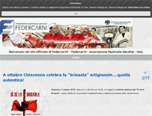 Tablet Screenshot of federcarni.com